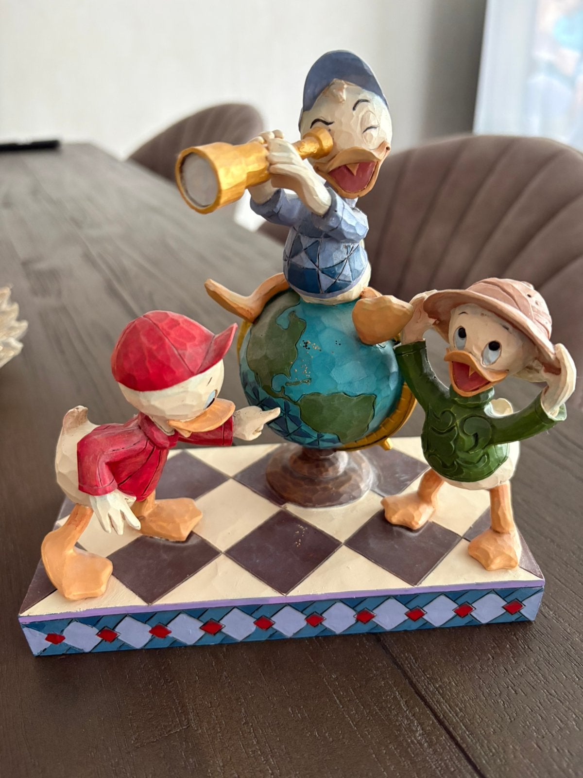 Disney Jim Shore kwik kwek kwak, Ophalen, Donald Duck, Zo goed als nieuw, Beeldje of Figuurtje