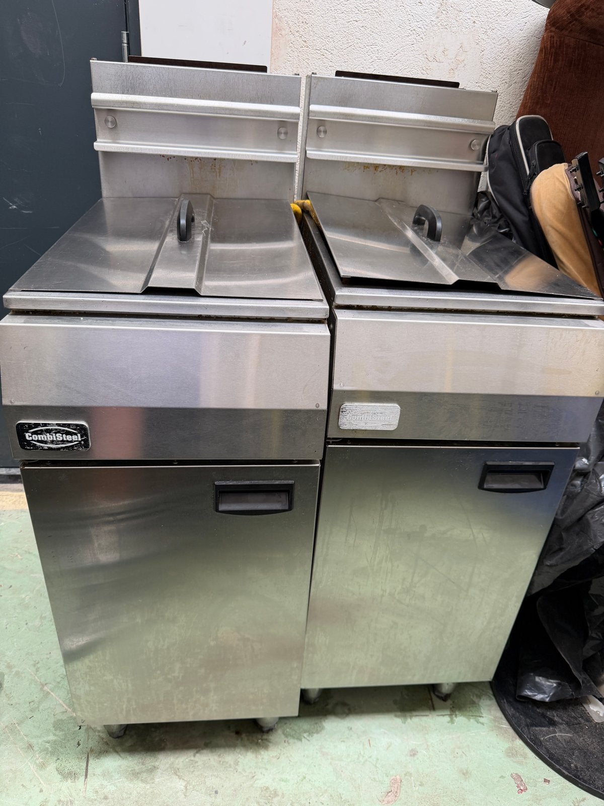 Combisteel gasfriteuse (2x) - Professionele horeca frituur, Ophalen of Verzenden, Gebruikt, Fornuis, Frituur en Grillen