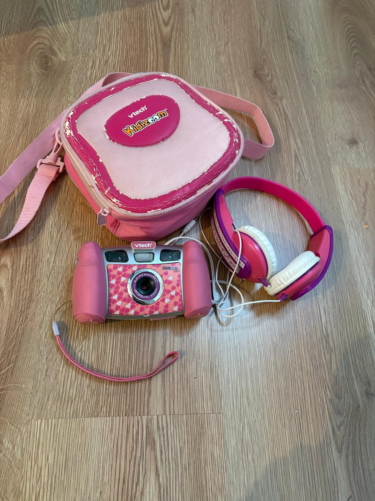 VTech Kidizoom camera met tas en koptelefoon, Kinderen en Baby's, Ophalen, Gebruikt, 4 tot 6 jaar
