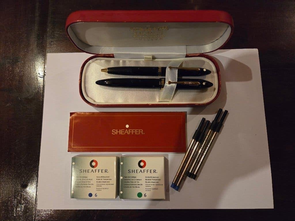 Sheaffer Balance Millennium Edition, Verzamelen, Nieuw, Met doosje, Ophalen of Verzenden, Pennenset