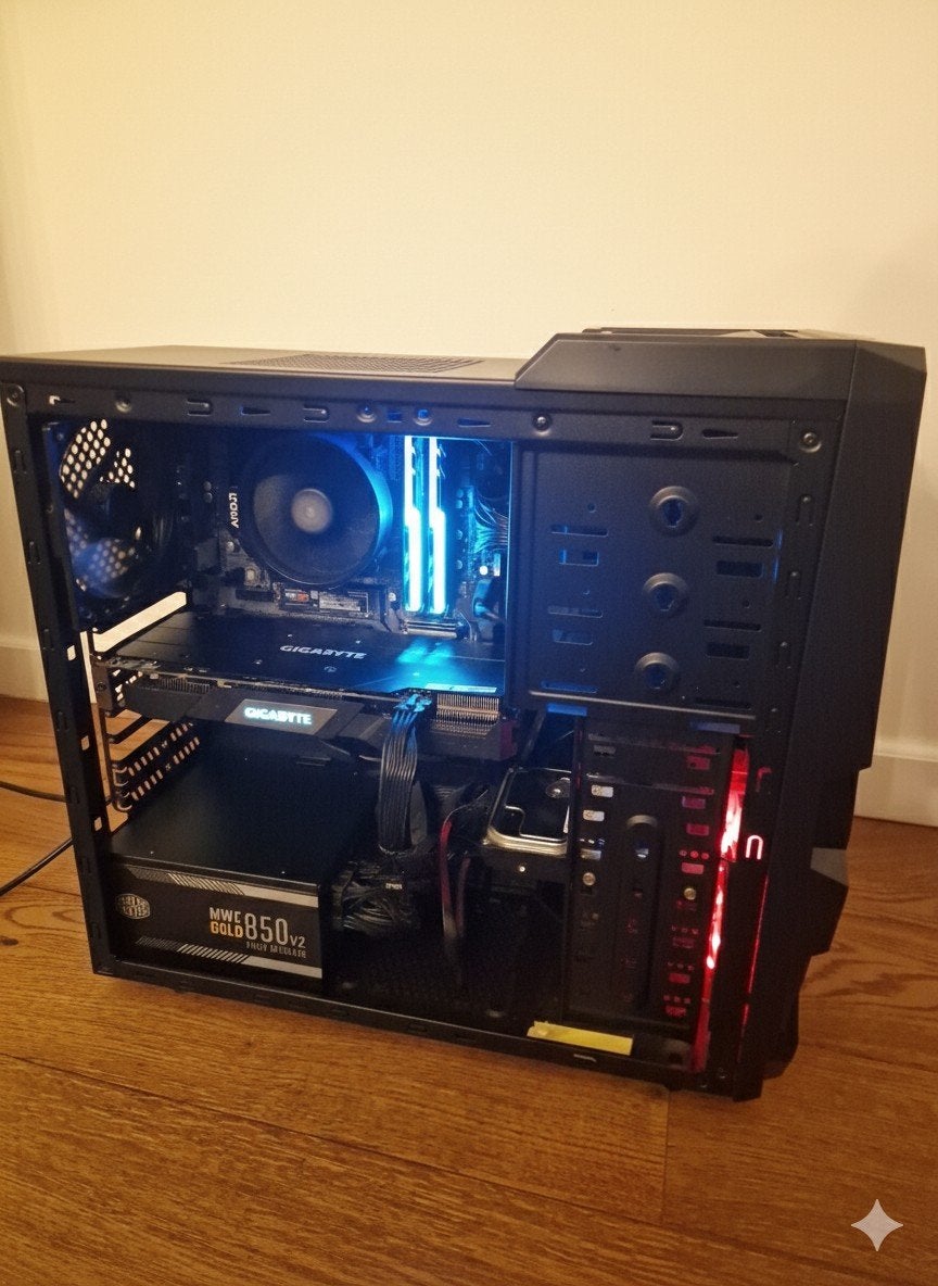 Gaming PC - Ryzen 5 3600, RTX 2060, 16GB RAM, 2TB Opslag, Computers en Software, Desktop Pc's, Ophalen, Gebruikt, Custom Build