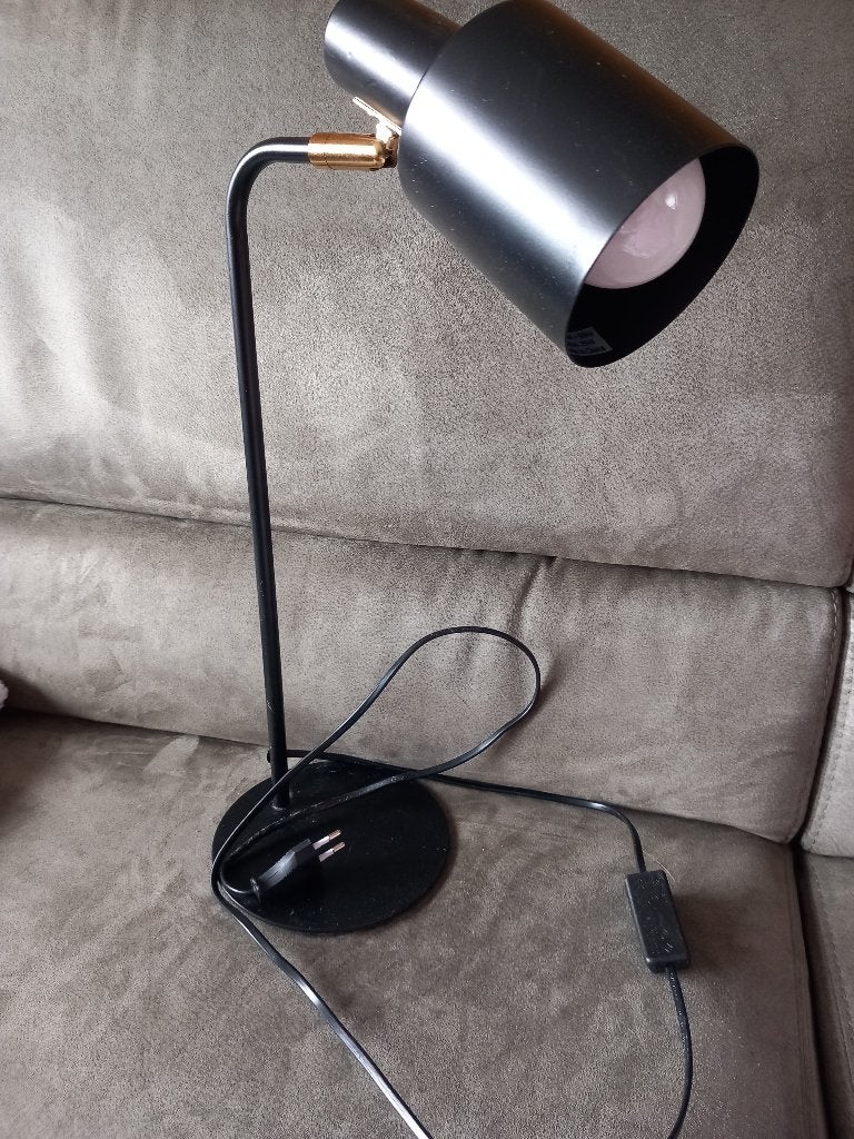 Zwarte bureaulamp - gratis af te halen, Bureaulamp, Gebruikt, Met schakelaar, Ophalen of Verzenden