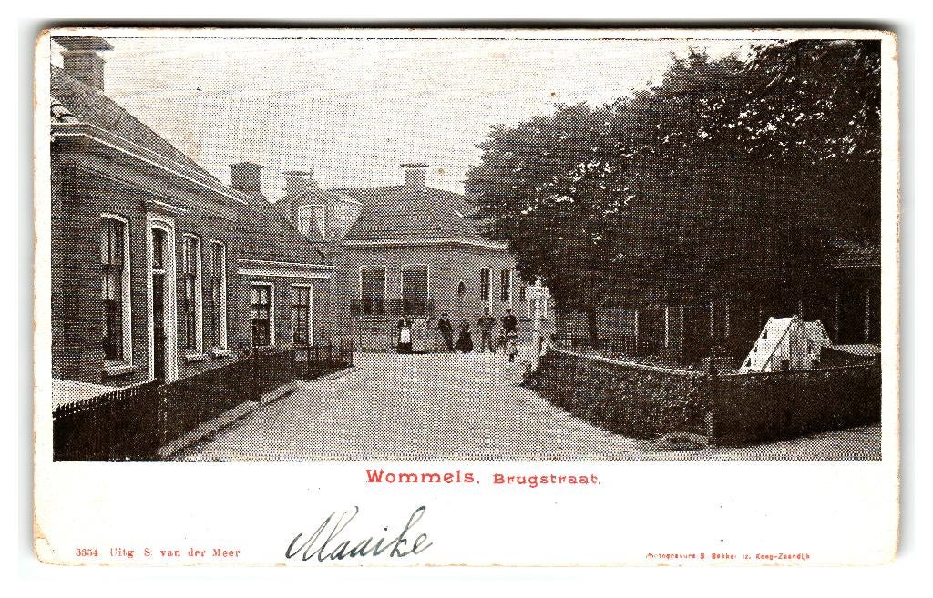 Wommels, Brugstraat, Verzenden, Voor 1920, Gelopen, Friesland