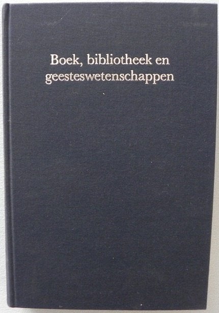 Bibliotheek en geesteswetenschappen,. C. Reedijk, Ophalen of Verzenden, Gelezen