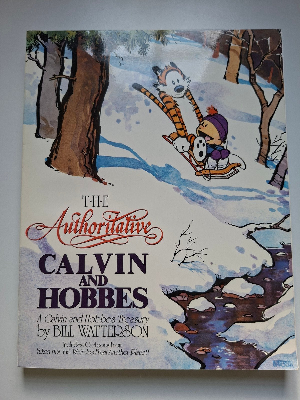 The Authoritative Calvin and Hobbes - Bill Watterson, Eén stripboek, Ophalen of Verzenden, Zo goed als nieuw, Bill Watterson