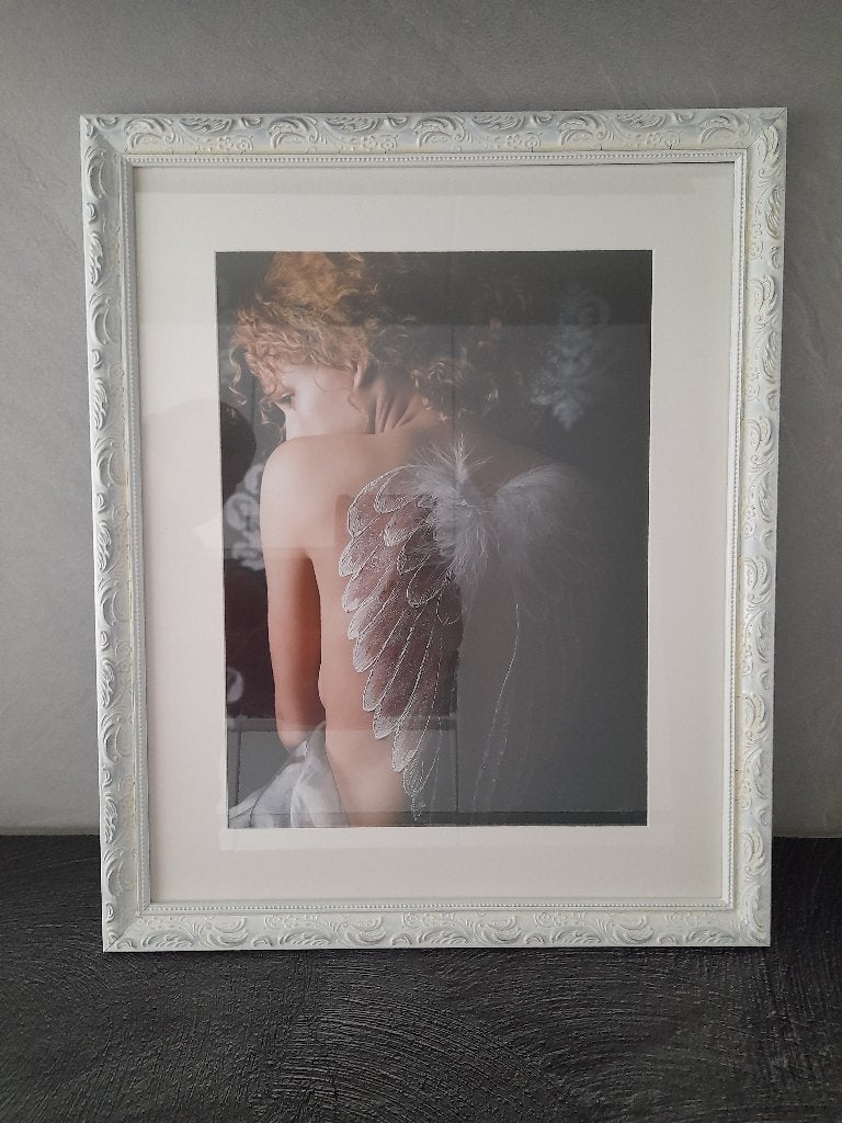 Henzo fotolijst 40x50cm, Wit, Standaard fotolijst, Ophalen of Verzenden, Zo goed als nieuw