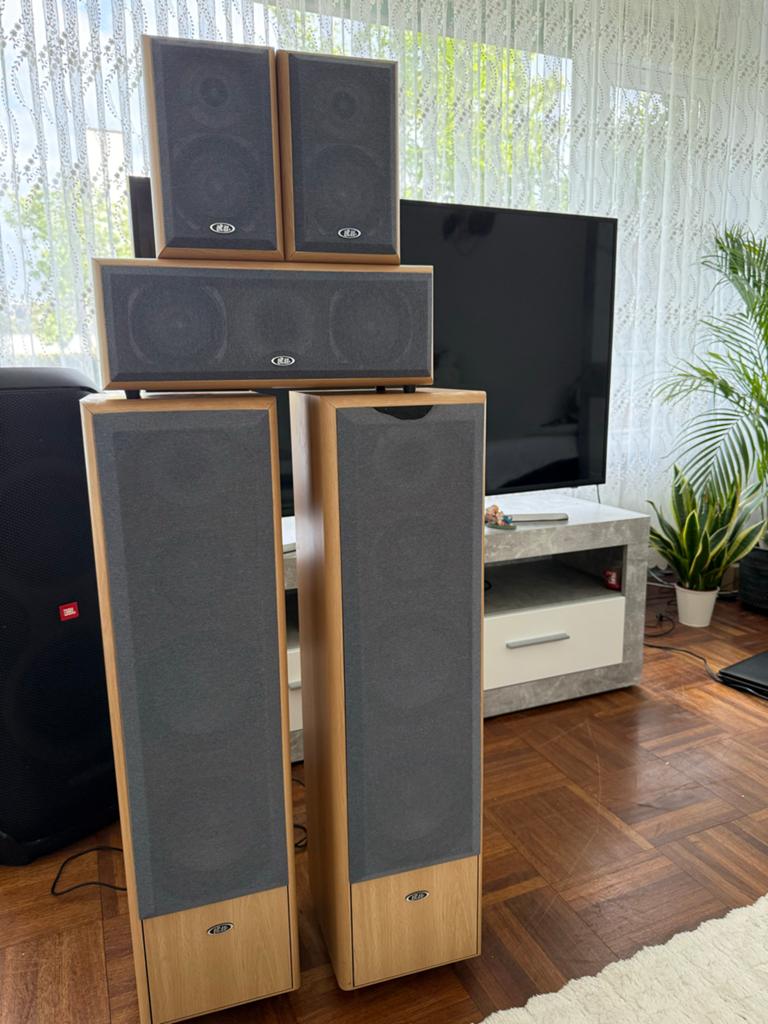 Eltax Millennium Luidsprekerset, Gebruikt, Surroundset zonder subwoofer, 120 watt of meer, Ophalen