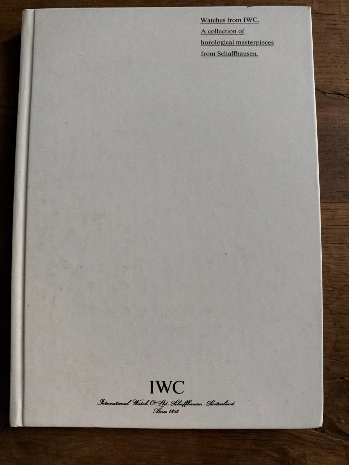 IWC Horloges: Een collectie van meesterwerken, Boeken, Ophalen of Verzenden, Zo goed als nieuw, Europa overig