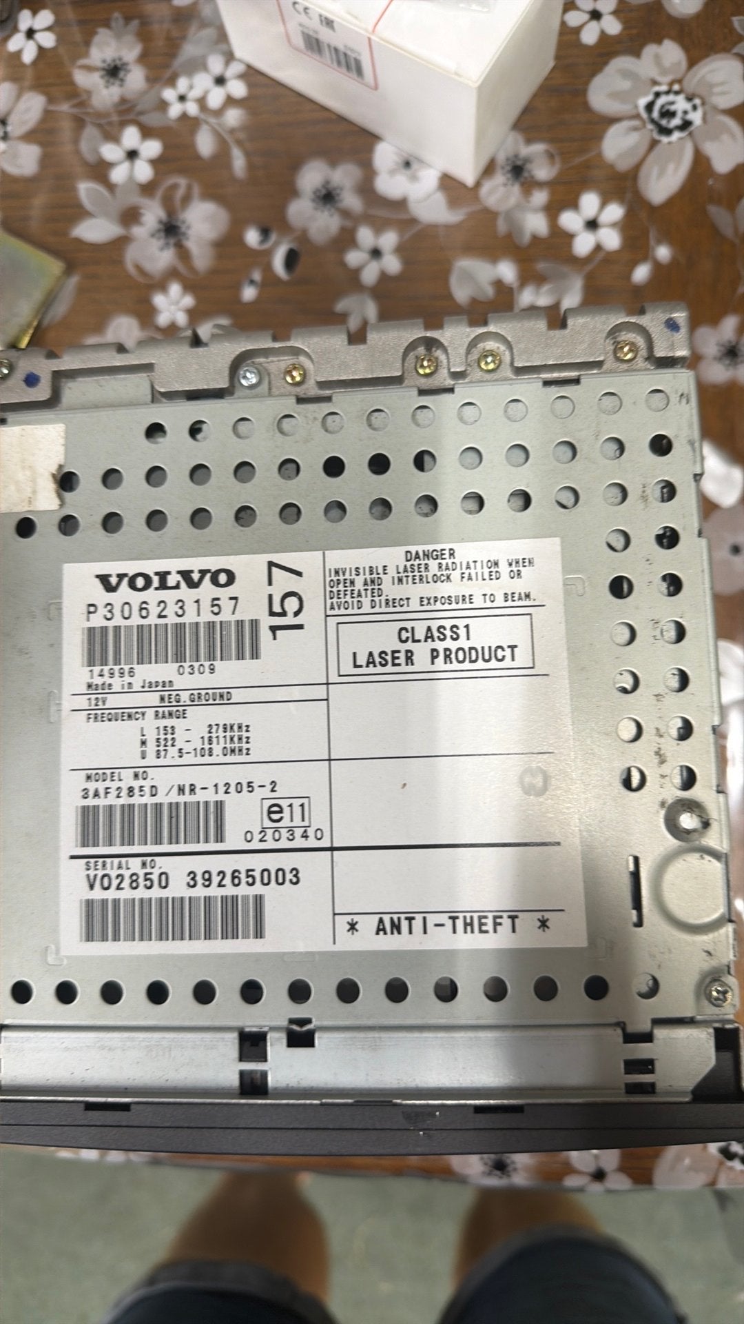 Volvo HU 1205 volvo radio, Ophalen, Gebruikt, ., Bolvo