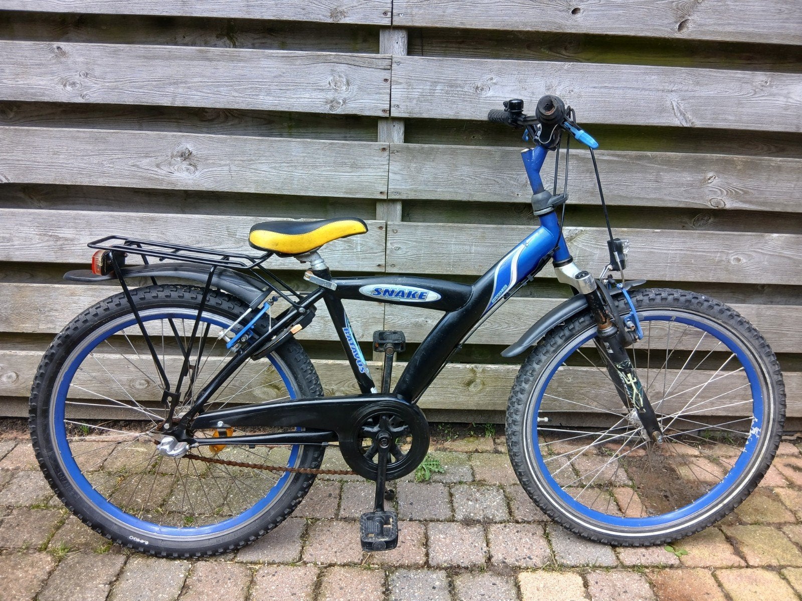 Batavus Snake jongensfiets 24 inch, Ophalen, Terugtraprem, 24 inch, Versnellingen