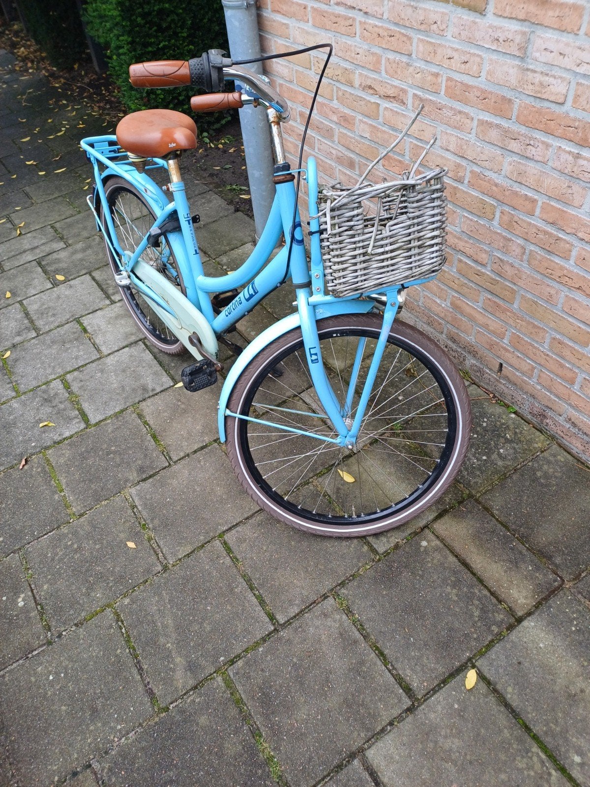 Cortina U4 Meisjesfiets 22 inch - Blauw, Terugtraprem, 22 inch, Gebruikt, Versnellingen