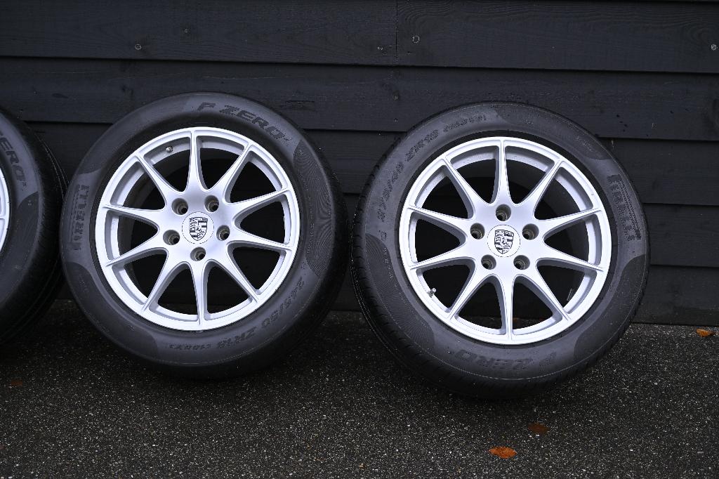 Mooie Porsche Panamera 970 BBS velgen 18” met zomerband, Auto-onderdelen, Banden en Velgen, Ophalen, 18 inch, Velg(en), Personenwagen