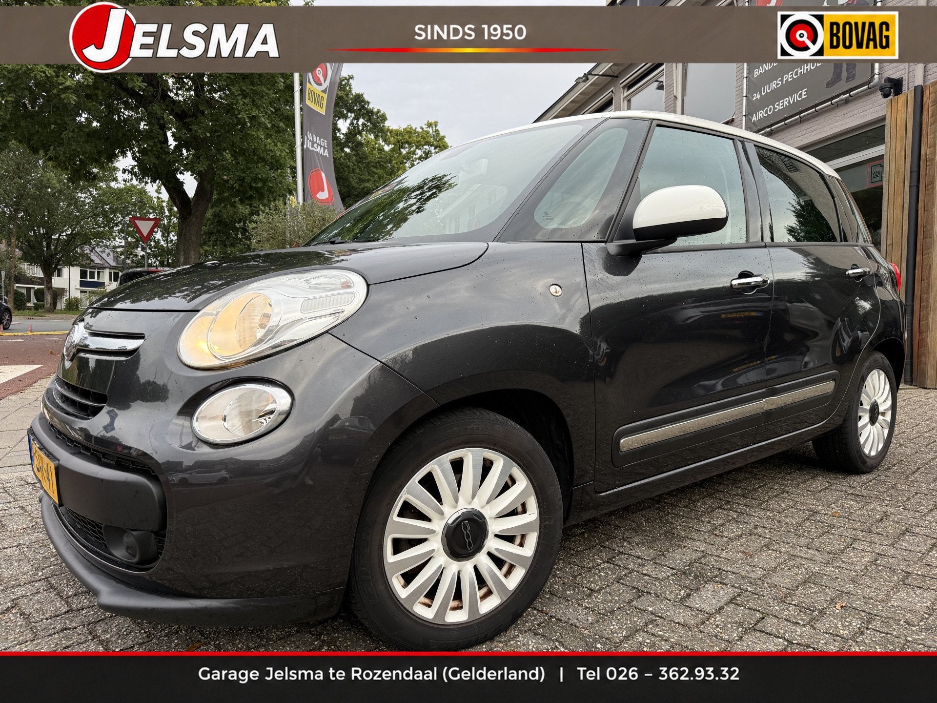 Fiat 500L 0.9 TwinAir Easy Eco 105pk, Trekhaak | U-connect, Stof, Gebruikt, Origineel Nederlands, Bedrijf