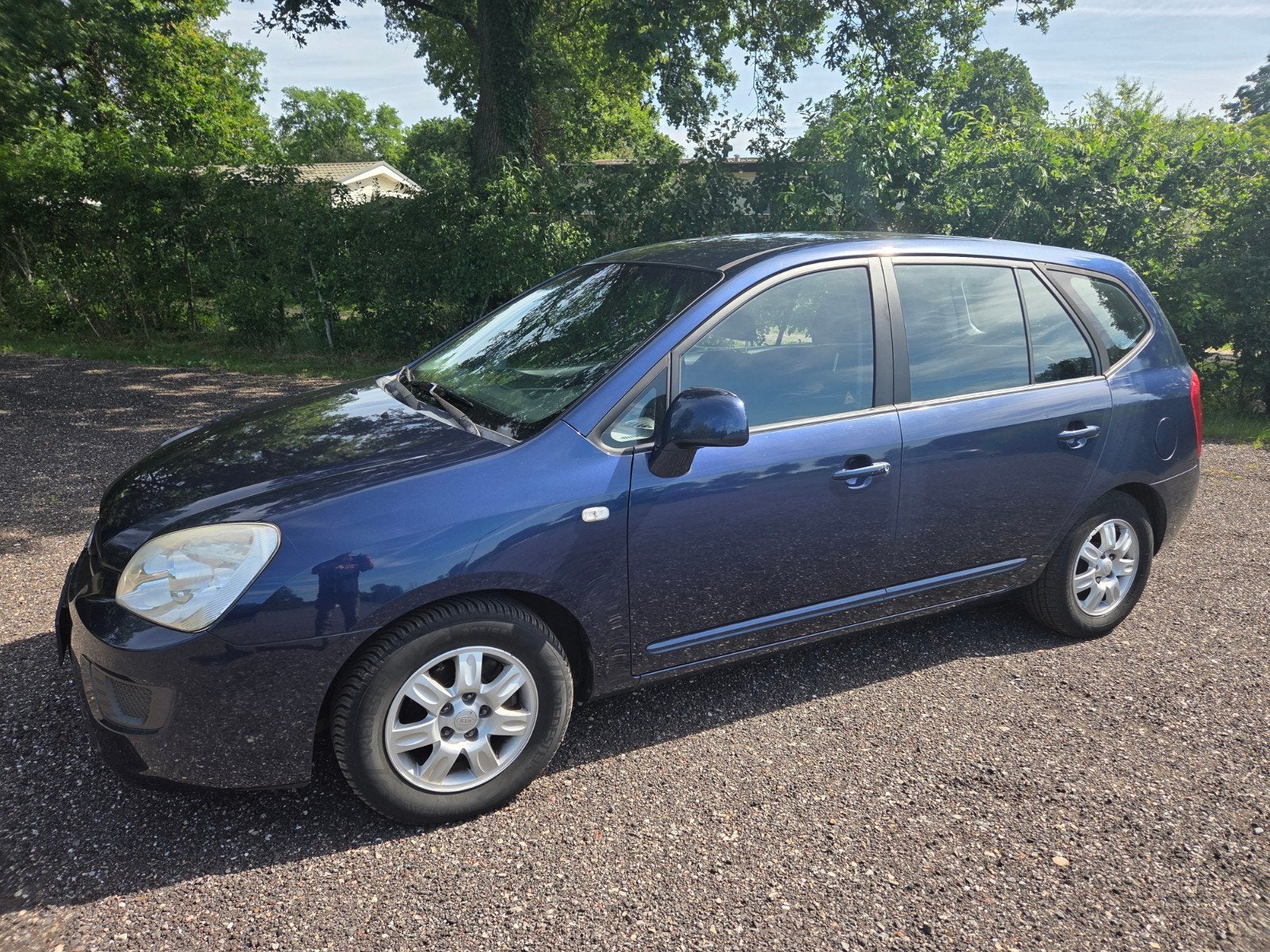 Kia Carens 2.0 Cvvt 5-ZIT 2007 Blauw, Auto's, Kia, Particulier, Carens, Benzine, D, MPV, Handgeschakeld, Origineel Nederlands