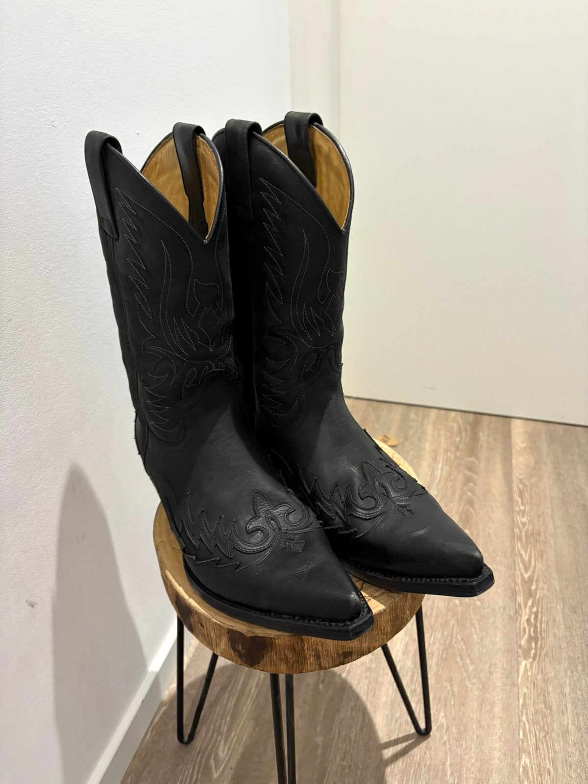 Sendra boots cowboylaarzen mt 43 zwart incl verz, ., Zwart, Boots, Ophalen of Verzenden