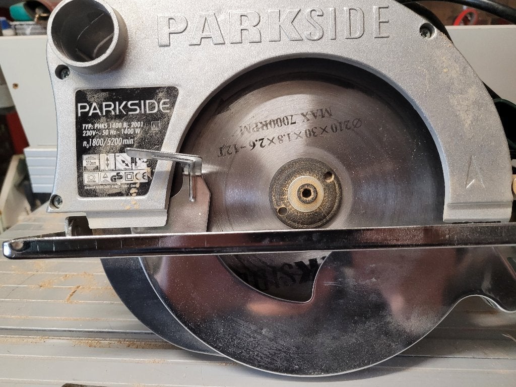 cirkelzaag, Doe-het-zelf en Verbouw, Ophalen, Cirkelzaag, 30 tot 70 mm, 1200 watt of meer