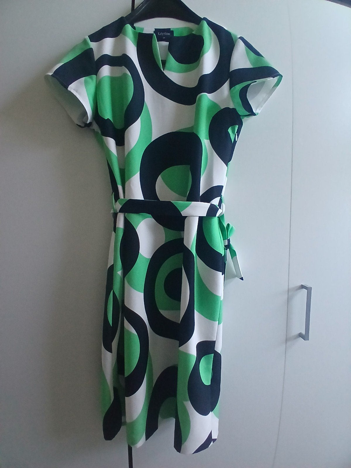 Chique Lilytime Jurk met Uniek Patroon - Maat S, Kleding | Dames, Meerkleurig, Ophalen of Verzenden, Zo goed als nieuw, Maat 36 (S)