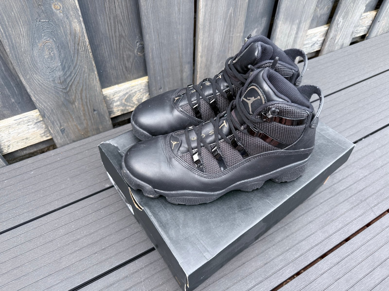 Nike Jordan 6 Rings Zwart winterised- Maat 42, Zwart, Ophalen of Verzenden, Sneakers of Gympen, Zo goed als nieuw