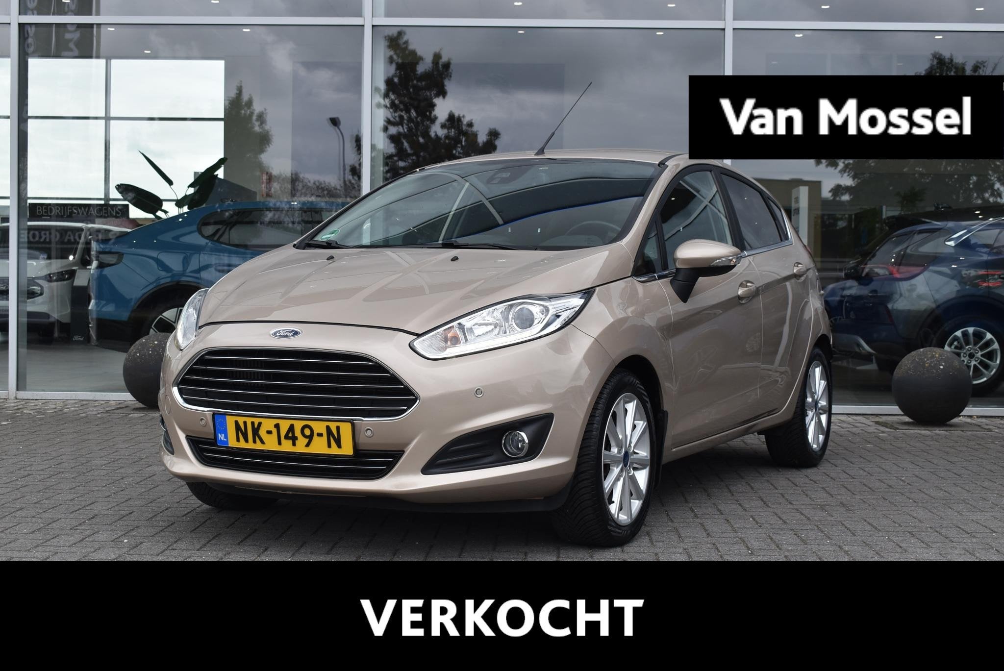 Ford Fiesta 1.0 EcoBoost Titanium | Climate Control | Cruise, Auto's, Voorwielaandrijving, 12 maanden, 101 pk, Euro 6