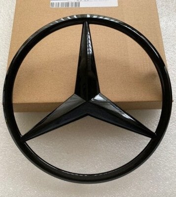 Black glossy embleem Mercedes, Ophalen of Verzenden