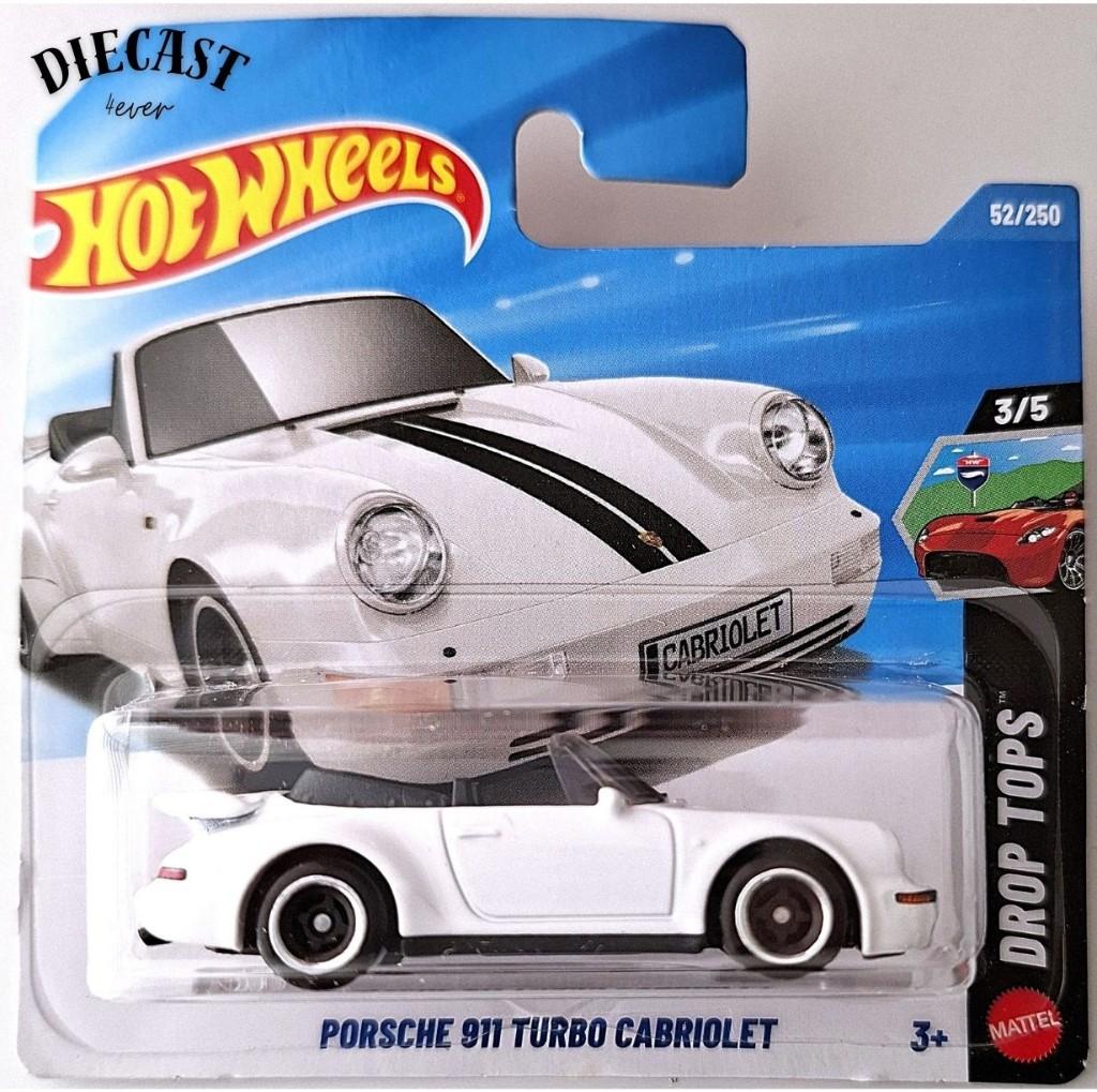 Hot Wheels Porsche 911 Turbo Cabriolet, Wit, Hobby en Vrije tijd, Modelauto's | Overige schalen, Ophalen, Nieuw, Auto