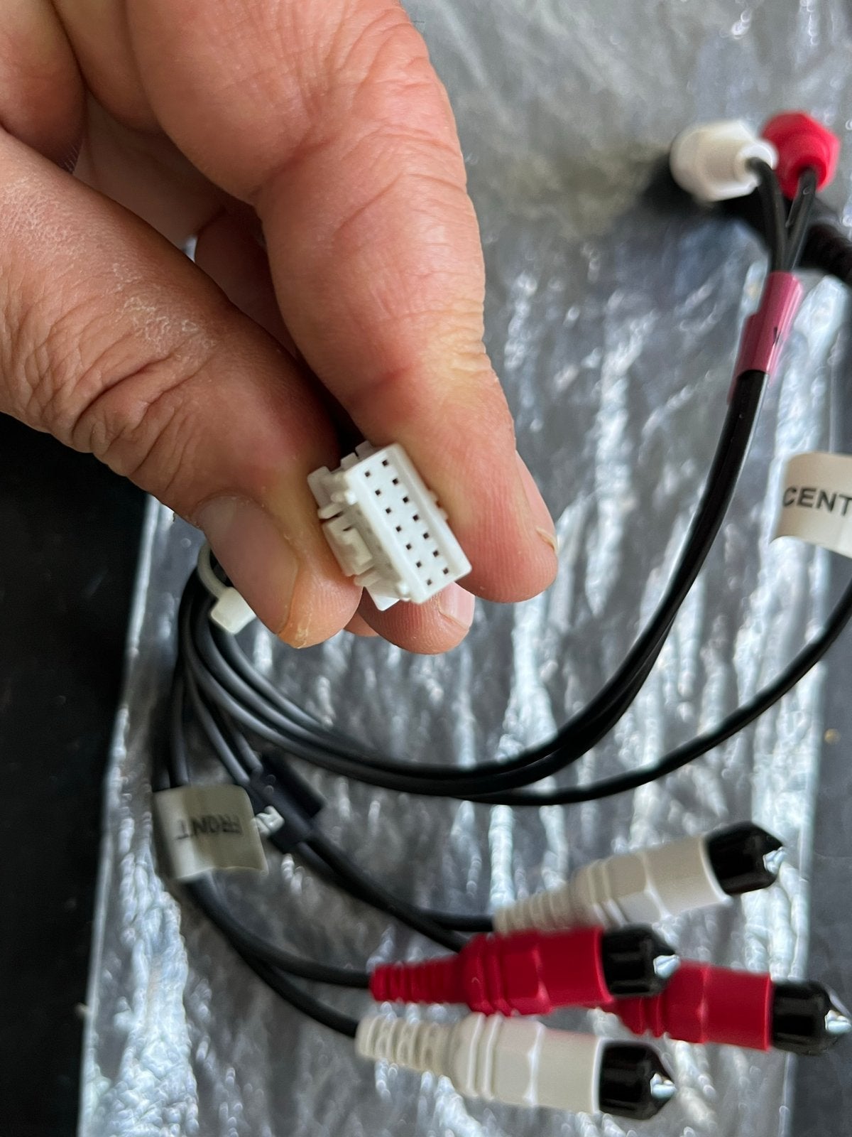 Audio/Video RCA kabel set met 16-pins connector, Ophalen of Verzenden, Nieuw, Minder dan 2 meter, Overige kabels