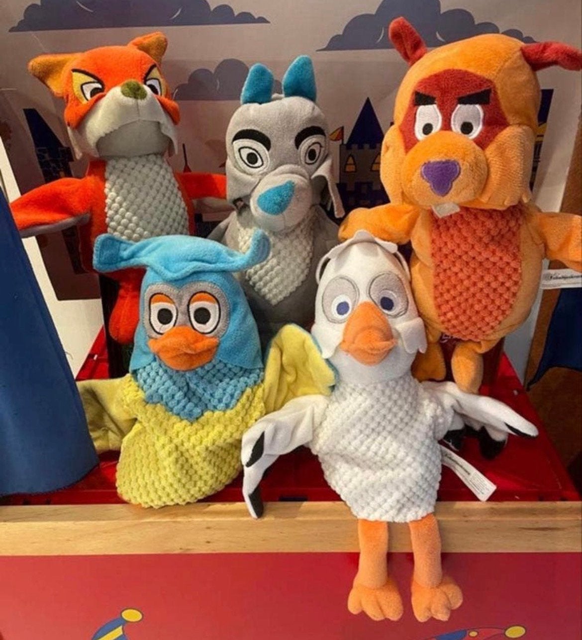 Fabeltjeskrant poppen handpoppen poppenkastpoppen compleet, Verzamelen, Ophalen of Verzenden, Zo goed als nieuw, Overige typen