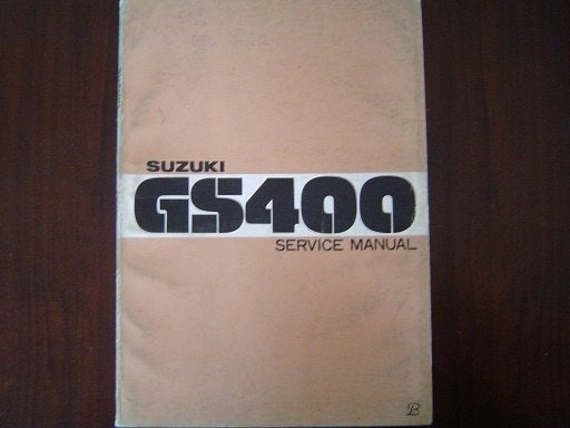 Suzuki GS400 1976 motorcycle service manual GS 400 twin, Motoren, Ophalen of Verzenden, Suzuki