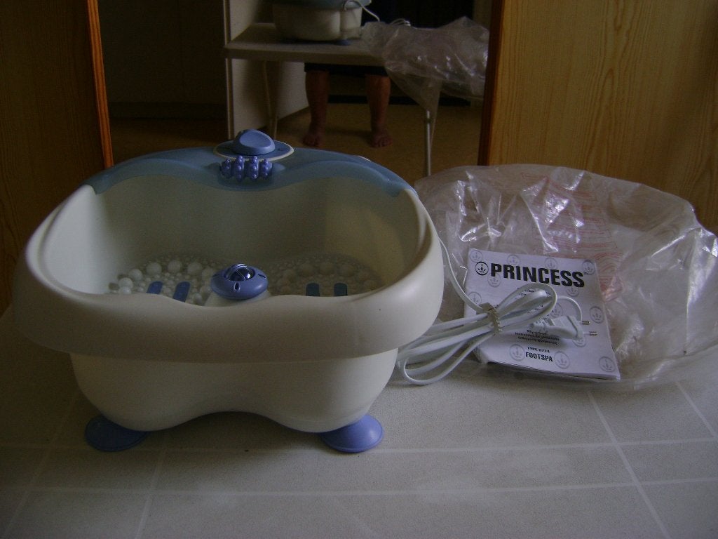 voeten bad van prinsess met massage en bubbel funktie,s, Ophalen of Verzenden, Nieuw, Apparaat