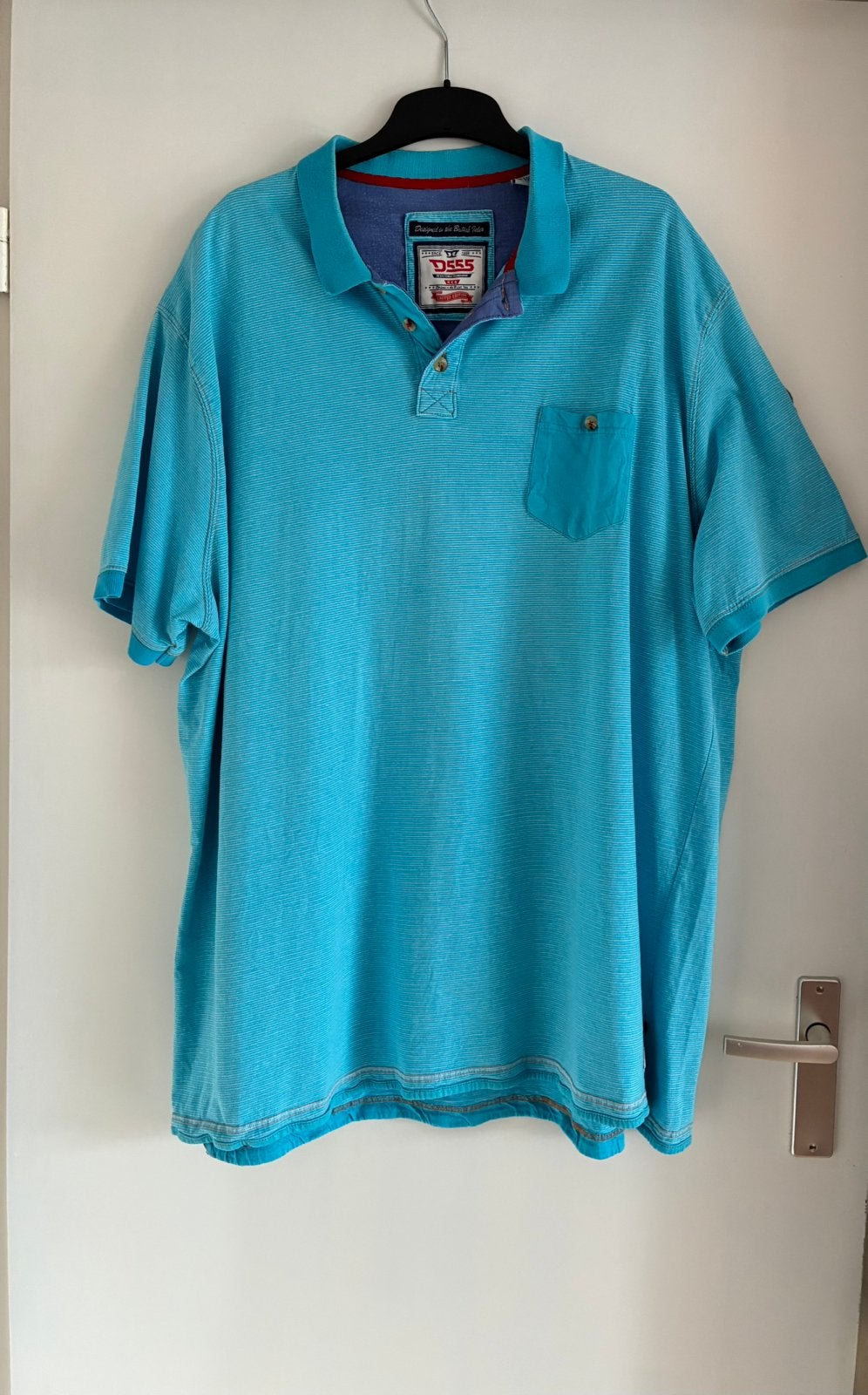 Nette Shirt maat 5XL mooie kwaliteit, Ophalen of Verzenden, Zo goed als nieuw, Blauw, Shirt