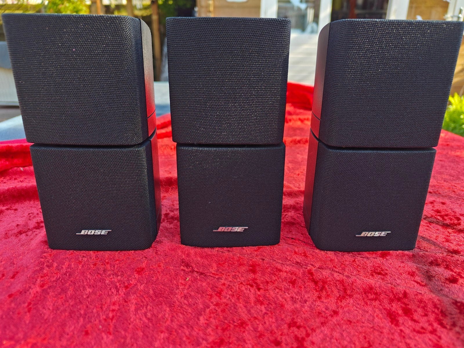 Bose Cube luidsprekers 3x zwart mooie set!, Ophalen of Verzenden, Zo goed als nieuw, Bose, 120 watt of meer