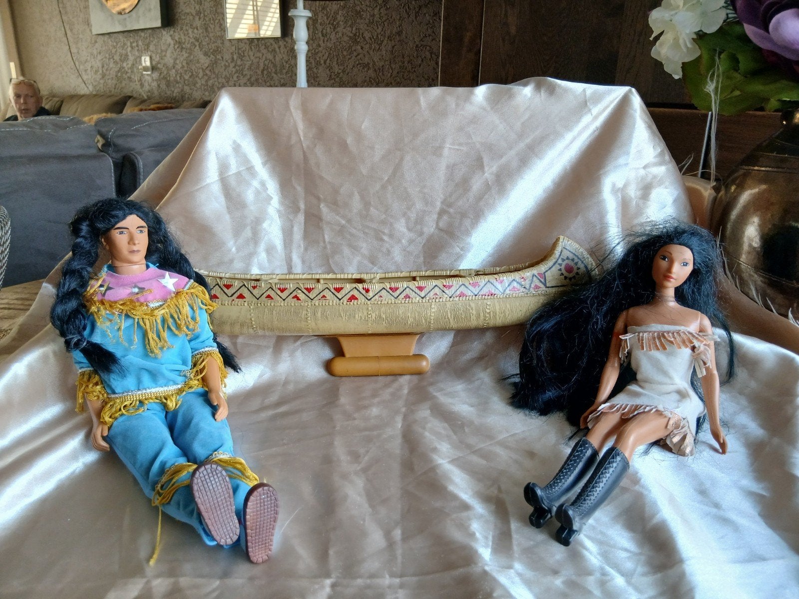 kano big jim mattel 1975 en indianen barbies, Ophalen of Verzenden