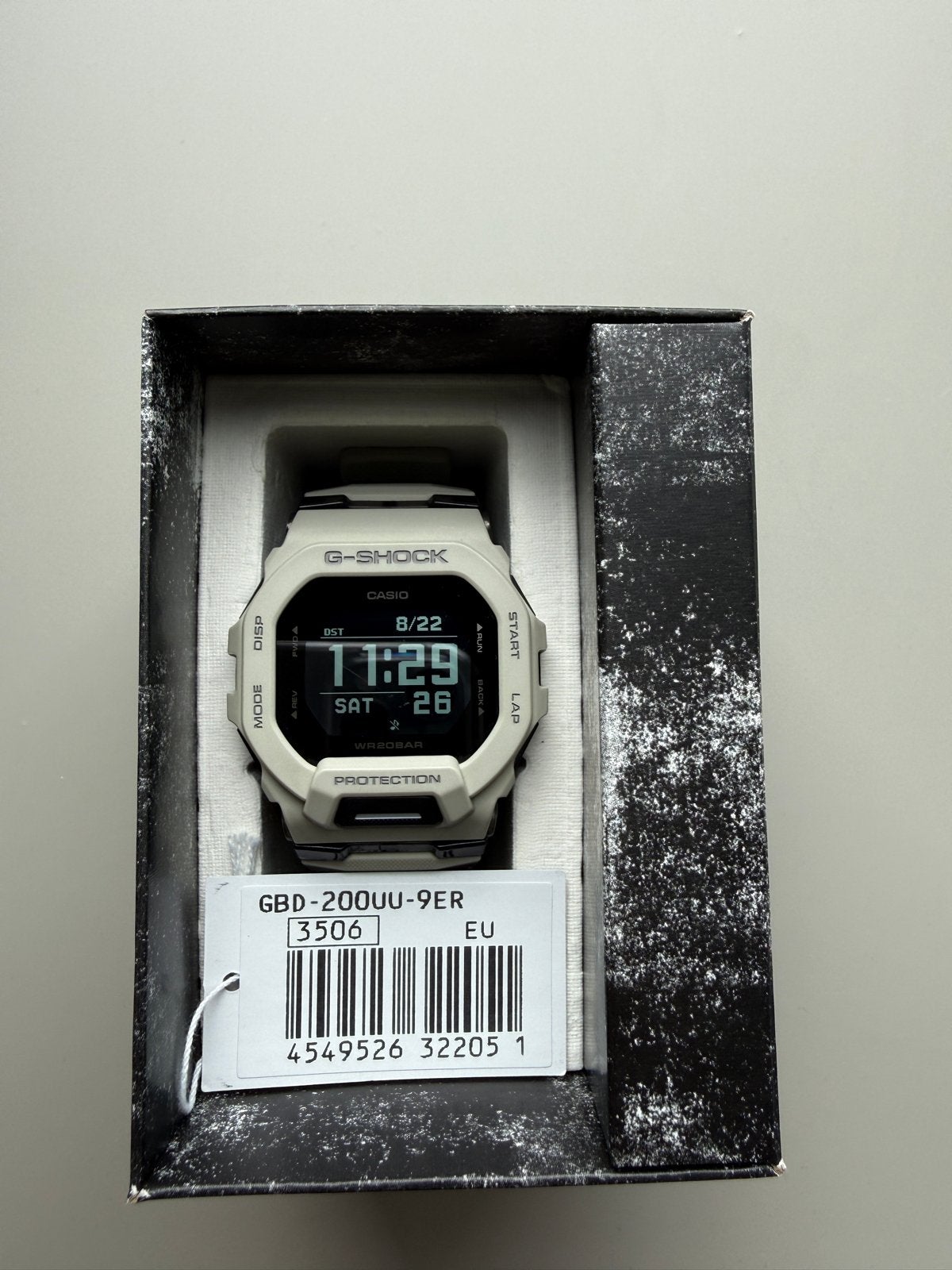 Casio G-Shock GBD-200UU-9ER  - Zo goed als nieuw, Ophalen of Verzenden, Waterdicht, Zo goed als nieuw, Wit