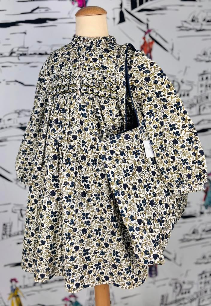 Bonpoint X Liberty Tamsin jurk + tote tas maat 8 (420 euro), Customercare@bonpoint.com, Bonpoint EU, Nieuw, Jurk of Rok