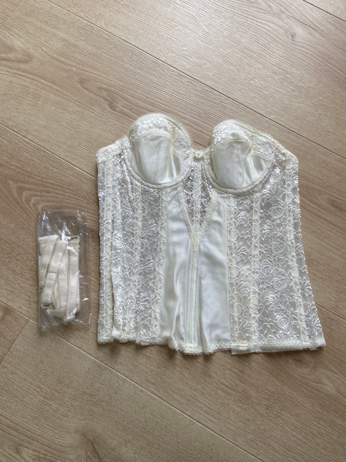 Di Lorenzo lingerie trouw torselet / korset ivoor B65, Kleding | Dames, Ophalen of Verzenden, Zo goed als nieuw, Wit, Trouwjurk