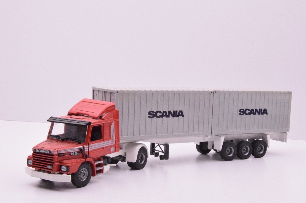 Scania Torpedo met 2 x 20ft container oplegger  '' Tekno '', Ophalen of Verzenden, Zo goed als nieuw, Bus of Vrachtwagen, Tekno