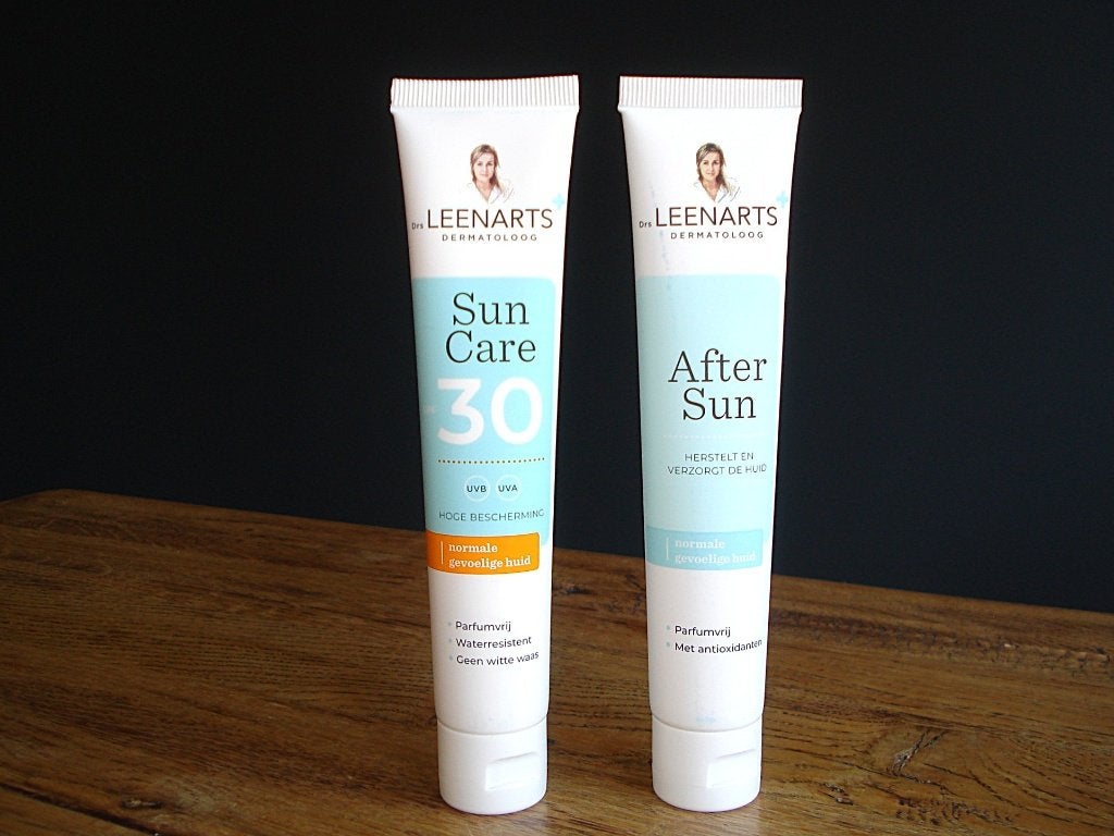 Drs Leenarts After sun en Sun care SPF 30 - 2 tubes à 50 ml, Sieraden, Tassen en Uiterlijk, Ophalen of Verzenden, Nieuw, Zonnebrand of After Sun