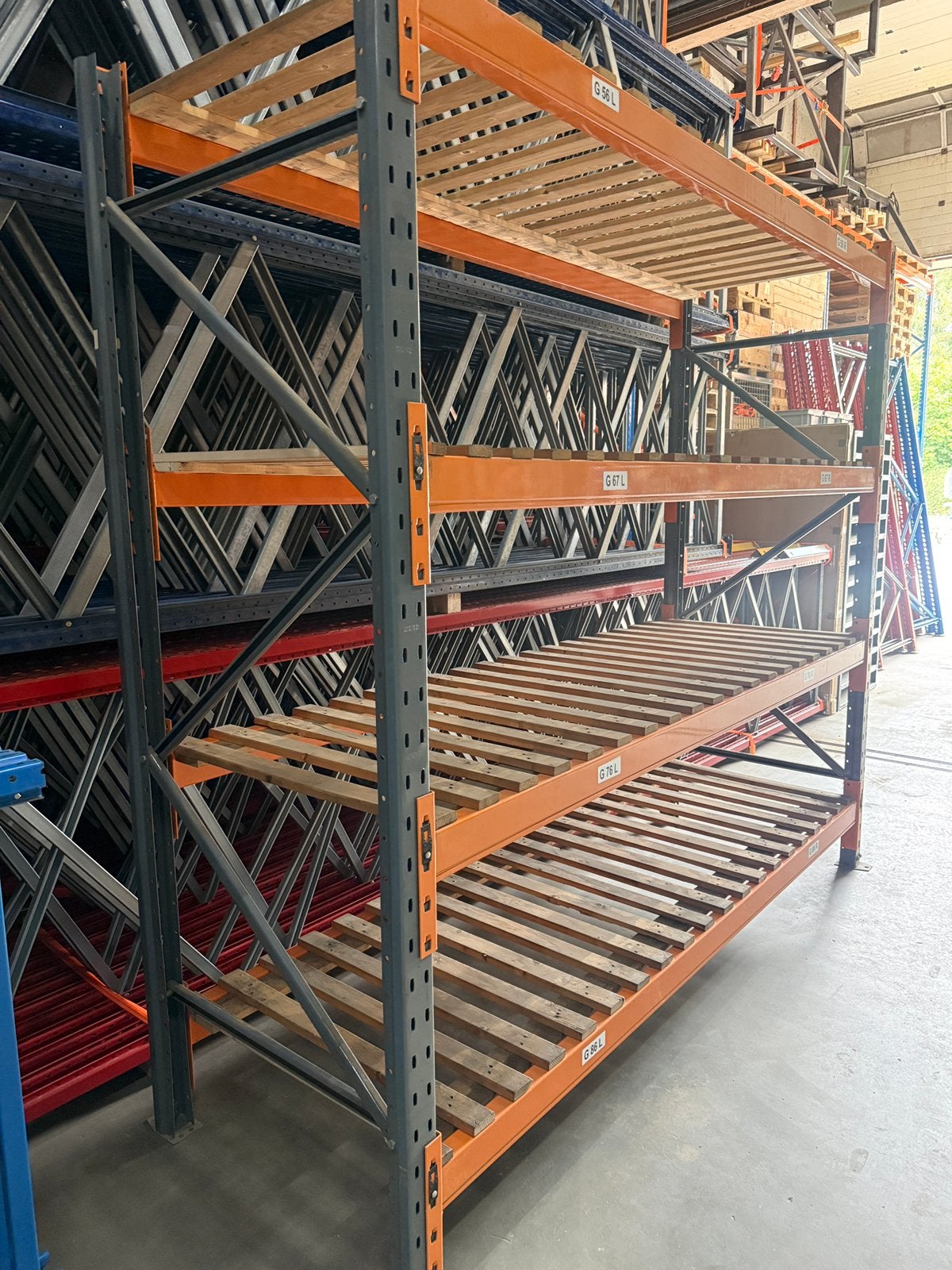 Grootvakstelling / palletstelling, Zakelijke goederen, Ophalen