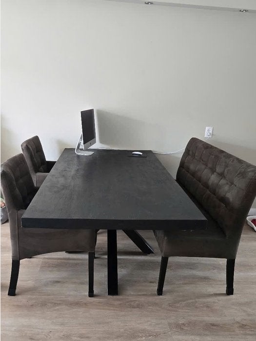 Complete eethoek, Ophalen, Gebruikt, Modern, 4 tot 6 stoelen