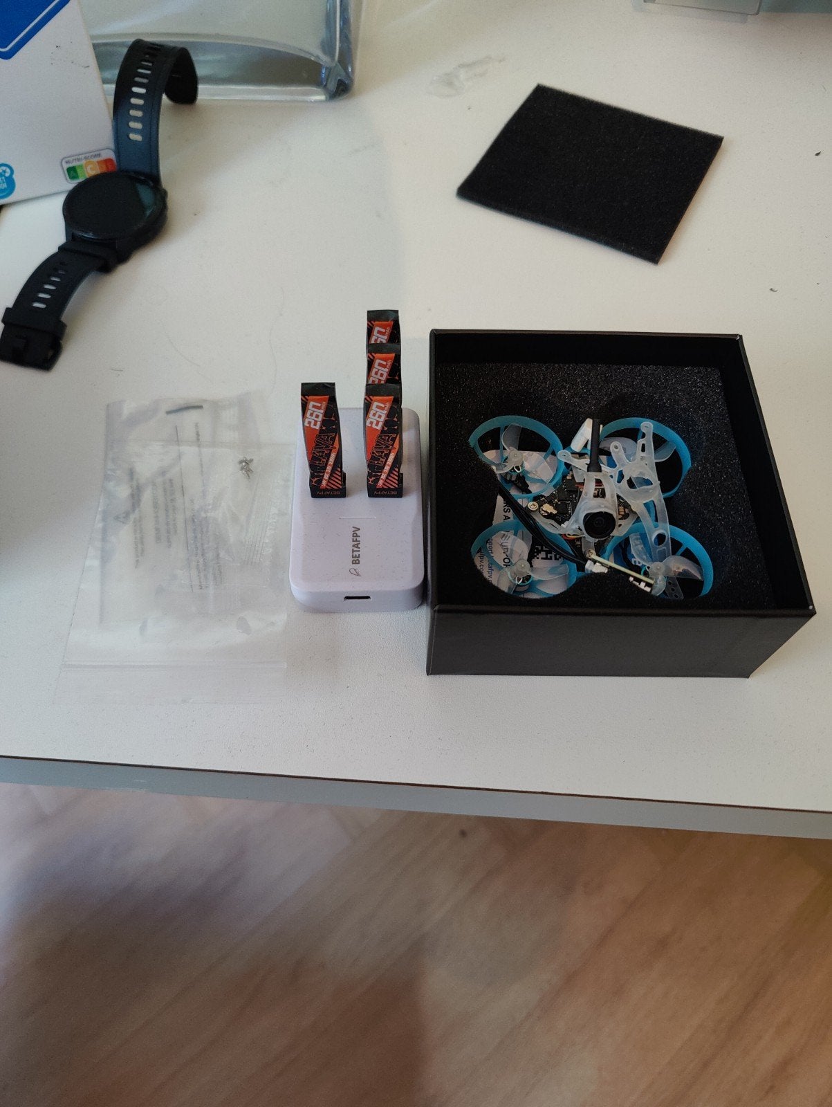 BetaFPV Air65 Whoop Drone - Nieuw met 4 accu's + lader, Ophalen of Verzenden, Nieuw, Elektro, Quadcopter of Multicopter