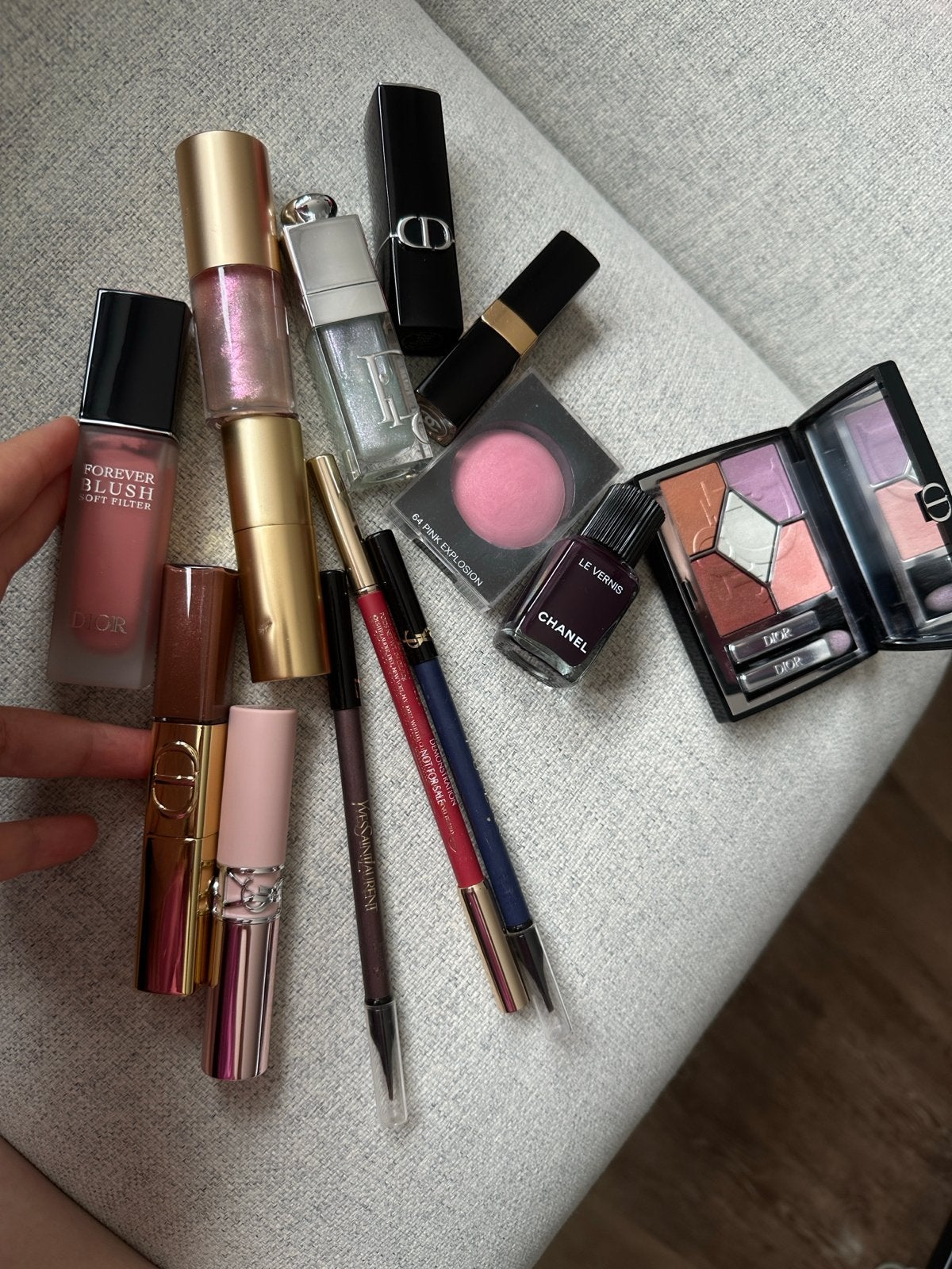Diverse make-up set van topmerken (Dior, Chanel, YSL), Lippen, Ophalen of Verzenden, Zo goed als nieuw, Make-up
