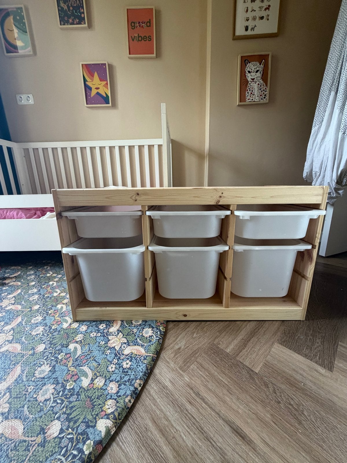 Ikea Trofast grenen 6 bakken - nette staat, Gebruikt, 50 tot 70 cm, 75 tot 100 cm, Commode