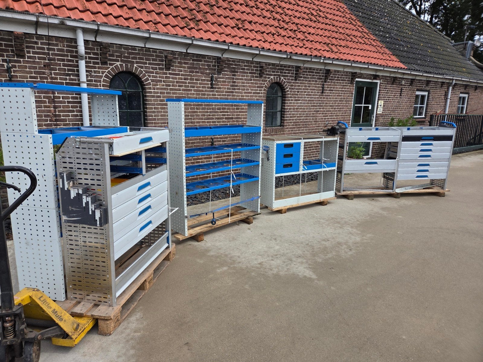 sortimo bedrijfswagen inrichting servicebusinrichting, Ophalen, Gebruikt