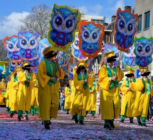 Geslaagd toga student carnaval loopgroep, Tickets en Kaartjes, Eén persoon, Overige typen