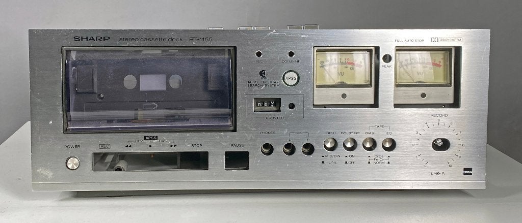 Sharp RT-1155 cassettedeck, defect, Ophalen, Audio en Video