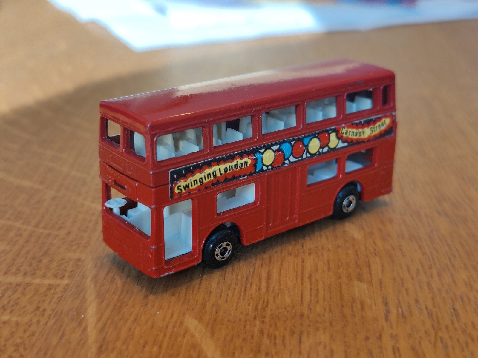 Matchbox The Londoner Dubbeldekker Bus, Hobby en Vrije tijd, Modelauto's | Overige schalen, Ophalen, Zo goed als nieuw, Bus of Vrachtwagen