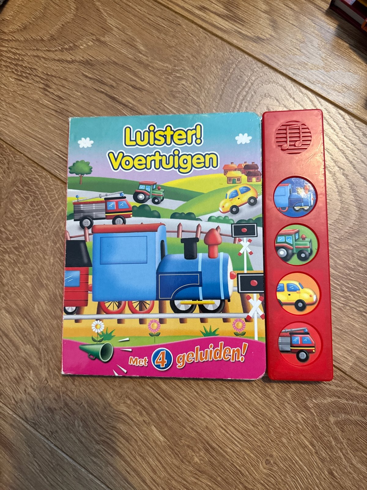 Luister! Voertuigen - Interactief kinderboek met geluiden, Non-fictie, Jongen of Meisje, Ophalen of Verzenden, Zo goed als nieuw