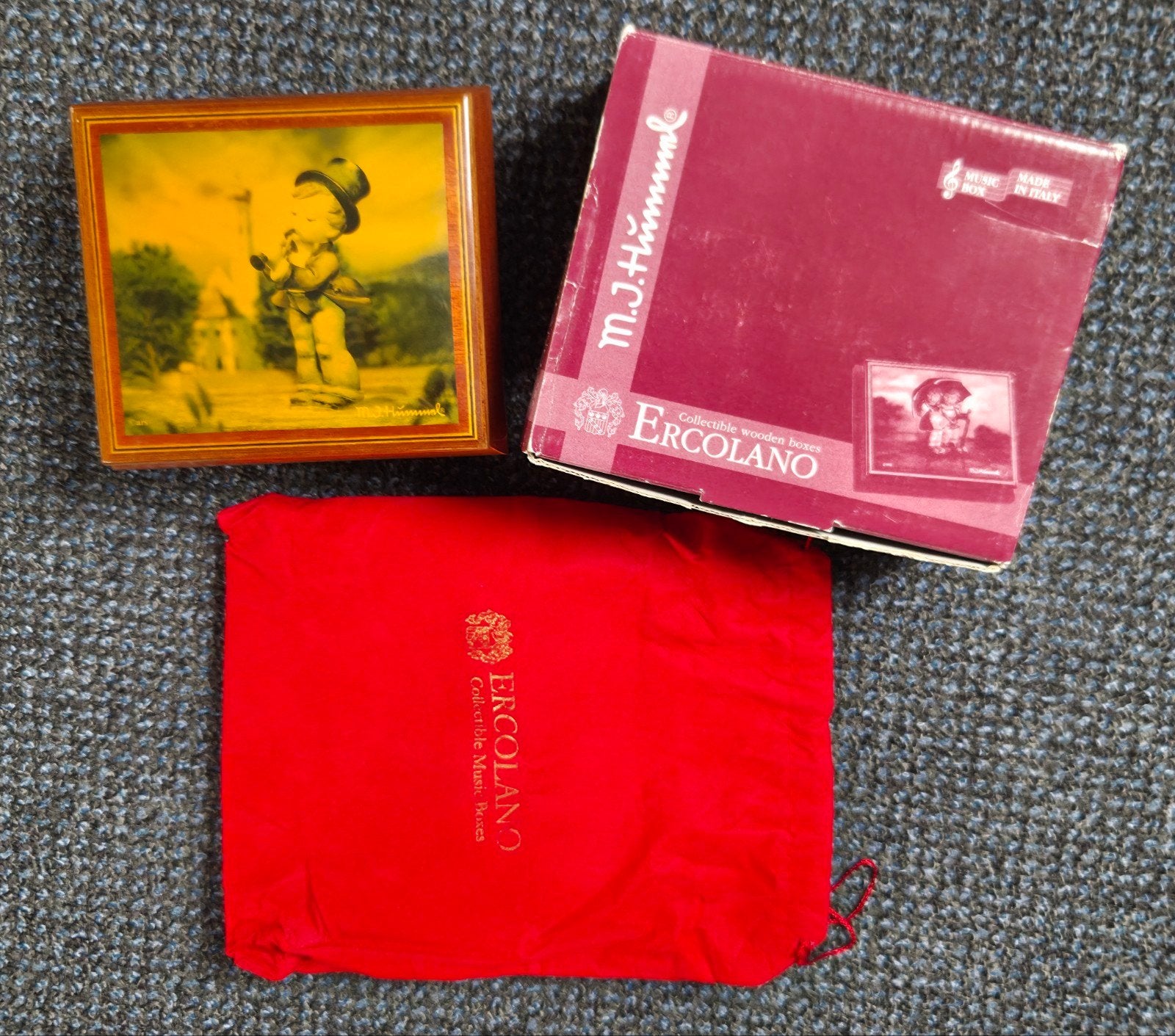 Ercolano M.J. Hummel Muziek doos -  Phantom melodie, Ophalen of Verzenden, Hummel