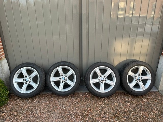originele Bmw 393 style velgen met winterbanden, Ophalen
