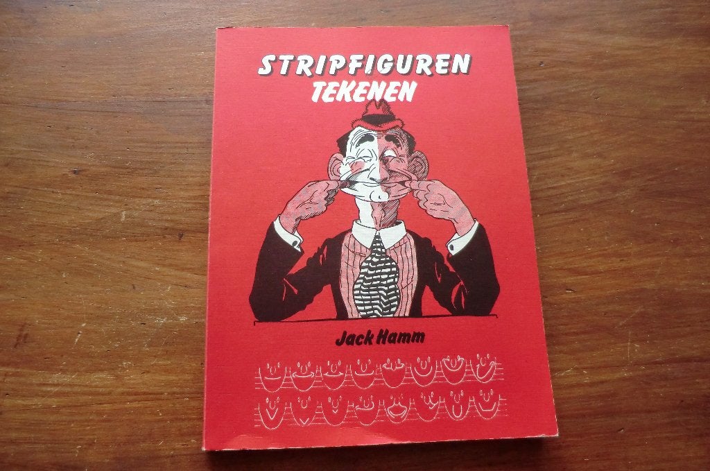 boek - Stripfiguren tekenen - Jack Hamm, Ophalen of Verzenden, Gelezen, Tekenen en Schilderen